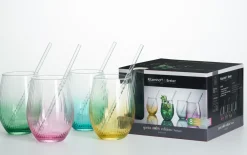Partyset Spritz, mehrfarbig, 8-teilig