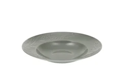 Pastateller Olive, Porzellan, stone