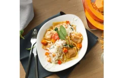 Pastateller Vapiano in weiß, 2-teilig