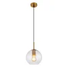 Pendelleuchte Adara, messing, 1-flammig, 20 cm