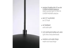 Pendelleuchte Ali, schwarz