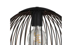 Pendelleuchte Almanzora, kupfer/schwarz, 1-flammig