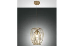 Pendelleuchte Camp, gold, 1-flammig, 25 cm