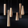 Pendelleuchte Caya 9905, Kerneiche, 43 x 8 cm