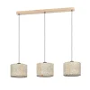 Pendelleuchte HONTONGAS, Heu/beige, 3-flammig