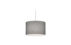 Pendelleuchte Hotel DUOline in grau, 40 cm