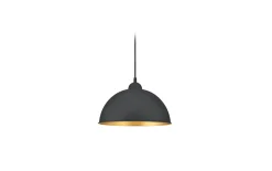 Pendelleuchte Jimmy DUOline in schwarz, 31 cm
