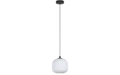 Pendelleuchte Mantunalle, schwarz/weiß, 1-flammig, 20 cm