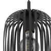 Pendelleuchte Romazzina, 3-flammig, schwarz, 46 cm