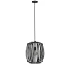 Pendelleuchte Romazzina, 1-flammig, schwarz, 32,5 cm