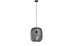 Pendelleuchte Romazzina, 1-flammig, schwarz, 32,5 cm