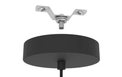 Pendelleuchte Romazzina, 1-flammig, schwarz, 32,5 cm