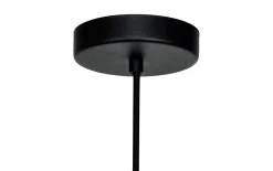 Pendelleuchte Romazzina, 1-flammig, schwarz, 32,5 cm
