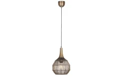 Pendelleuchte Soraya, altmessing