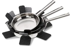 Pfannenschutz Amparo in schwarz/grau, 3-teilig