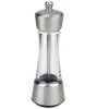 Pfeffer-/Salzmühle in Edelstahl, 17 cm