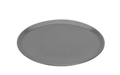 Pizzateller Manhattan, grau matt, 33 cm