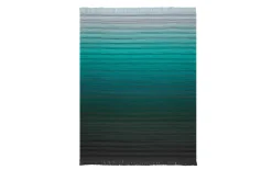 Plaid/Decke Basic Soft, Ombre petrol, 150 x 200 cm