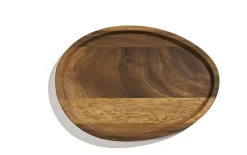 Platte-oval, holz, 30 cm