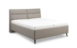 Polsterbett Deluxe Edition, taupe, 180 x 200 cm, Härtegrad 3/4