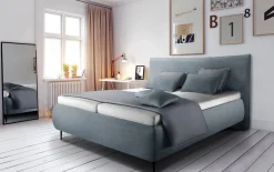 Polsterbett Melodie Flex, blau, 180 x 200 cm