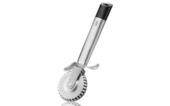 Ravioli- und Maultaschenrad Primeline, schwarz, silber, 19 cm