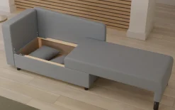 Recamiere SO290 Lübeck, grau