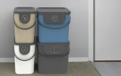 Recycling Müllsystem Albula in anthrazit, 40 L