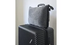 Reisedecke bugatti, anthrazit, inkl. Reisetasche
