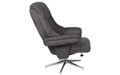 Relaxsessel mit Hocker Burnaby, anthrazit, inkl. Relaxfunktion