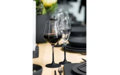 Rotweinkelch-Set Manufacture Rock aus Kristallglas, 4-teilig