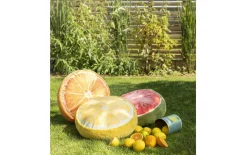 Rundkissen Fruity, gelb, 36 cm