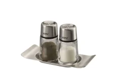 Salz-/Pfefferstreuer Brunch aus Glas mit Edelstahldeckel