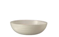 Schale flach Alabastro, weiß, 28 cm