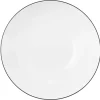 Schale Lido Black Line in weiß, 20 cm