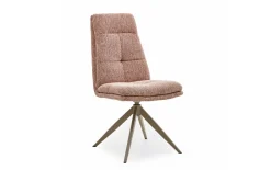 Schalen-Stuhl Virello, rose/beige