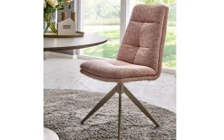 Schalen-Stuhl Virello, rose/beige