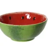 Schale Wassermelone, rot/grün