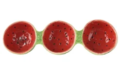 Schale Wassermelone, rot/grün