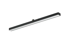 Schienenleuchte DUOline in schwarz matt, 50,5 cm