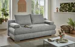 Schlafsofa Borna, grau, inkl. Kissen