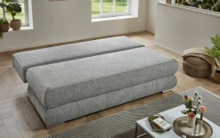 Schlafsofa Borna, grau, inkl. Kissen