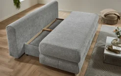 Schlafsofa Borna, grau, inkl. Kissen