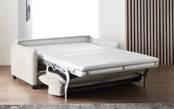 Schlafsofa Florenz, beige, inkl. Kopfteilverstellung