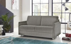Schlafsofa Messina, grau, inkl. Bettkasten