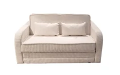 Schlafsofa Moleron, beige, 145 x 194 cm