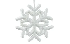 Schneeflocke, weiß, 20 cm