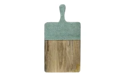 Schneidebrett, blau/braun, 46 cm