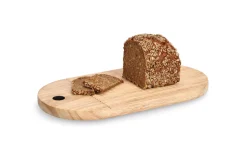 Schneidebrett Gummibaum, natur, 38 x 20 cm