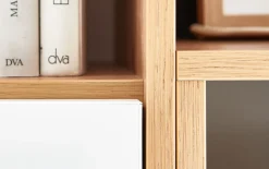 Schrank Pronto, Artisan Eiche-Nachbildung/weiß